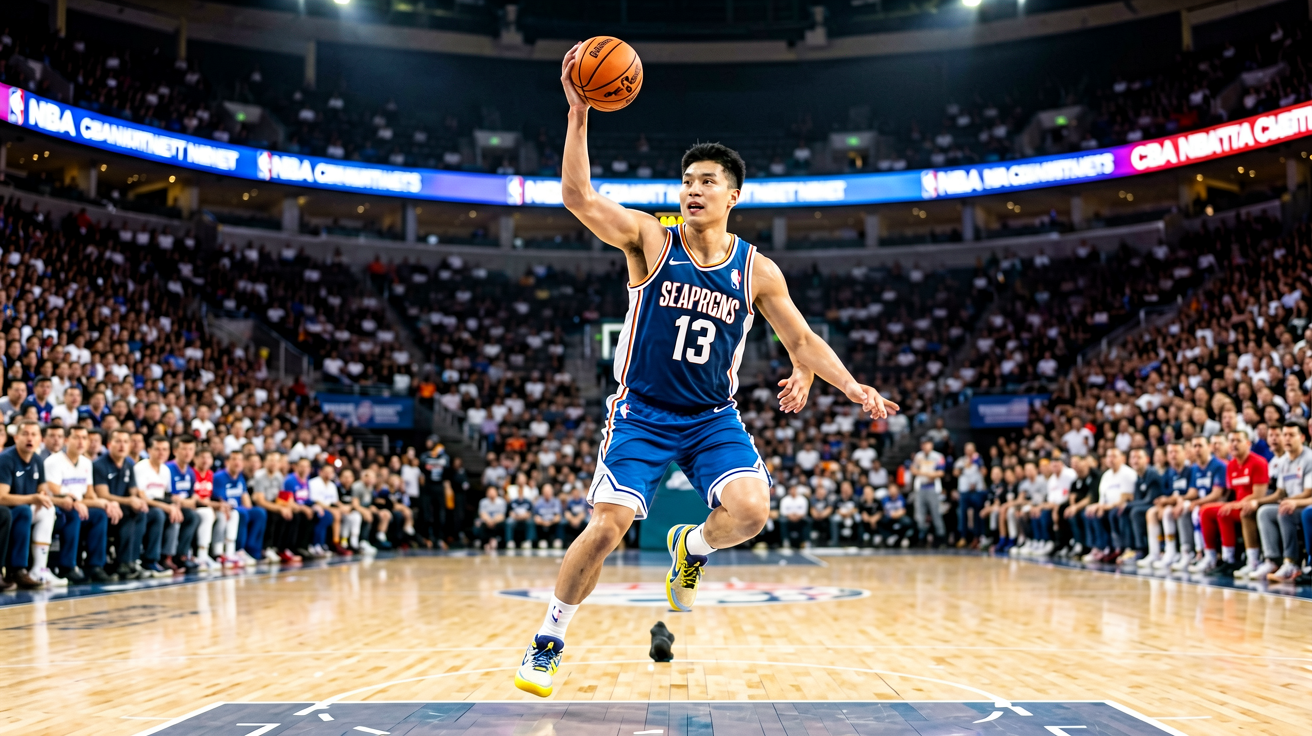 篮球NBA赛事精彩瞬间，体现乐竟篮球数据服务