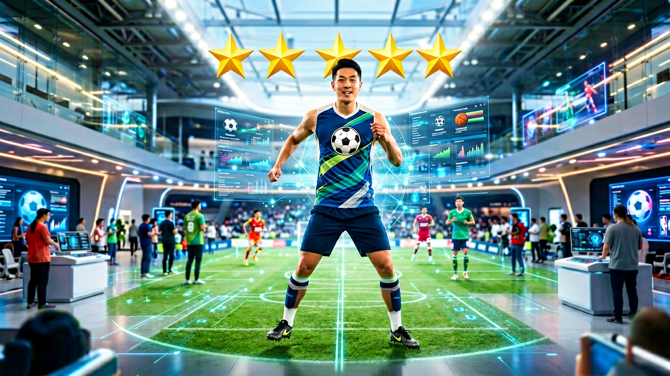 乐竟体育智能科技场馆全景，融合现代体育与数据技术